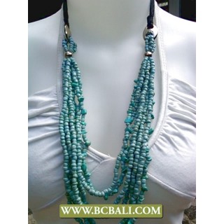 Necklaces Beading Turqouise Layered Long